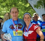 Crystal (from Discovering Me in Them) and her dad ran the Vermont City Marathon Relay.